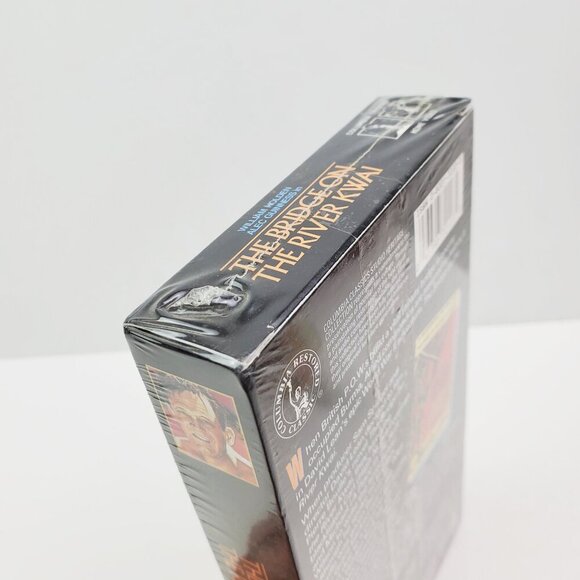 Bridge On River Kwai VHS Movie 1985 World War 2 WWII Holden Guinness Sealed - Picture 6 of 9